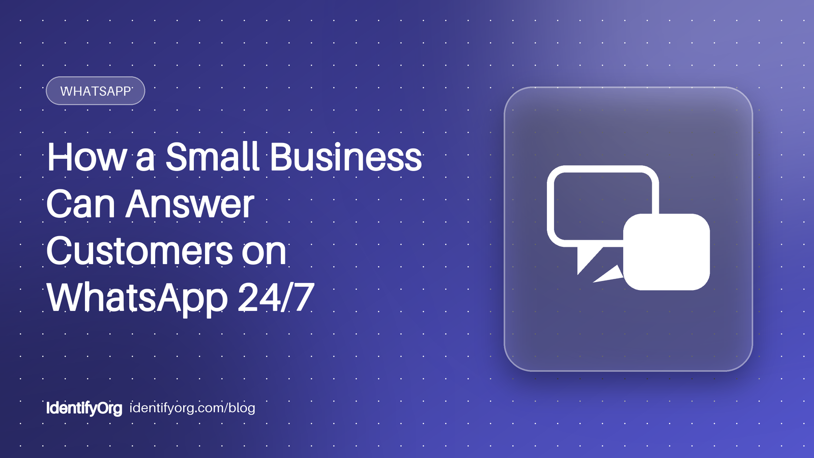 A WhatsApp chat with an automatic assistant replying to a customer at night