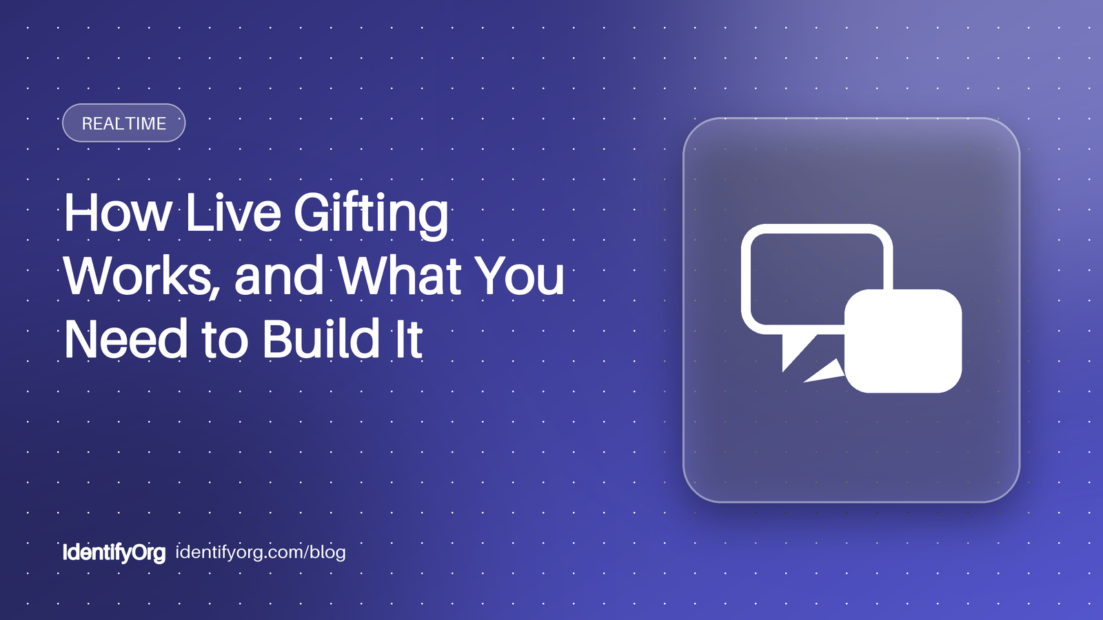 Chat bubbles representing a live stream with virtual gifts